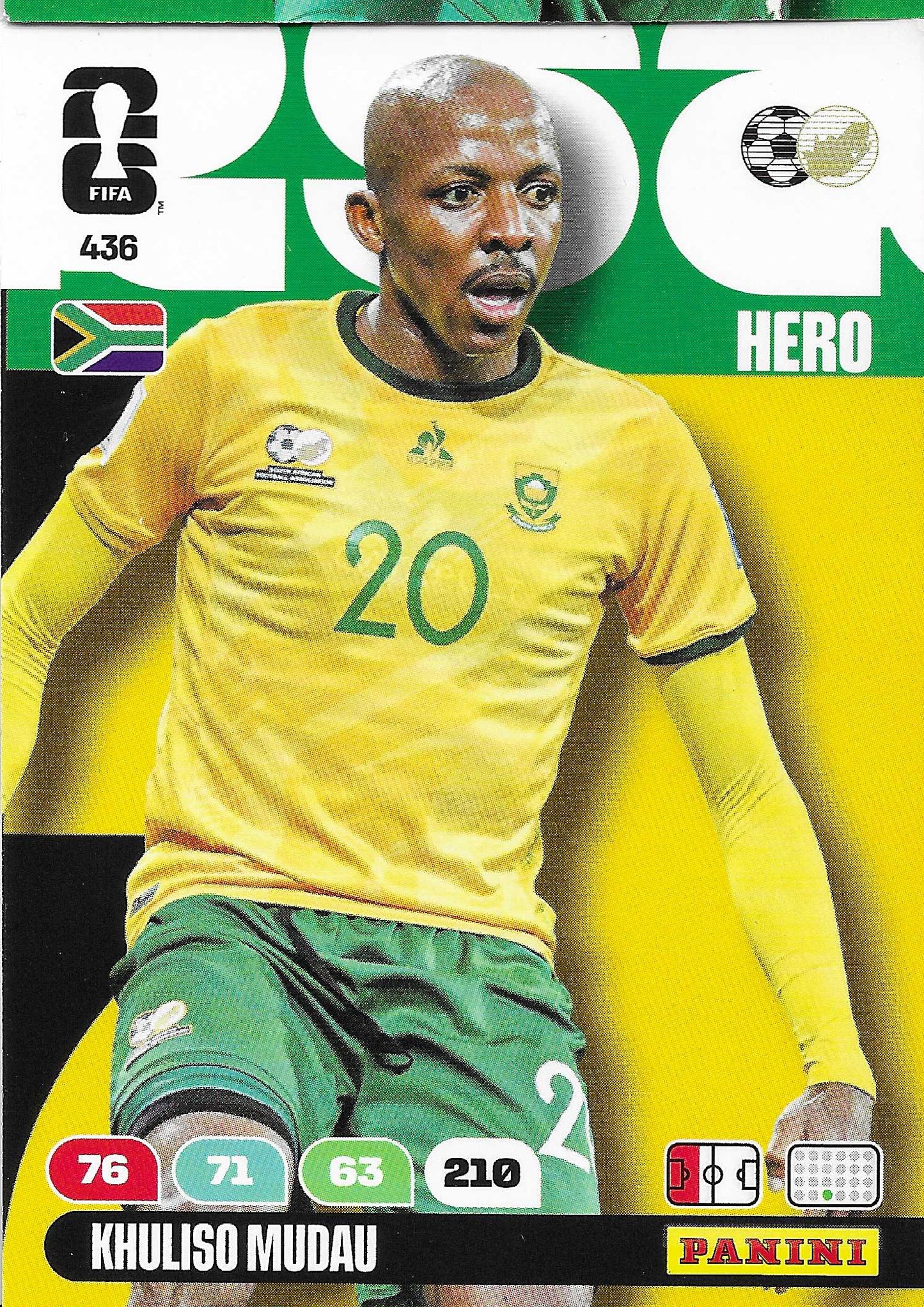 Khuliso Mudau Básica (436) - Adrenalyn XL World Cup 2026
