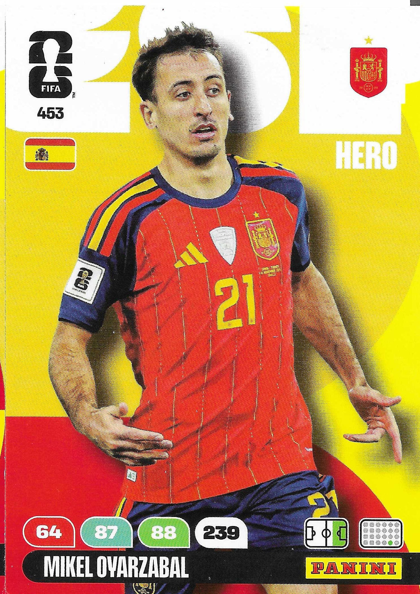 Mikel Oyarzabal Básica (453) - Adrenalyn XL World Cup 2026