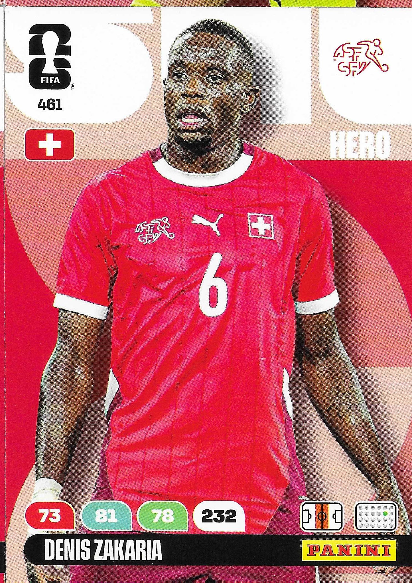 Denis Zakaria Básica (461) - Adrenalyn XL World Cup 2026