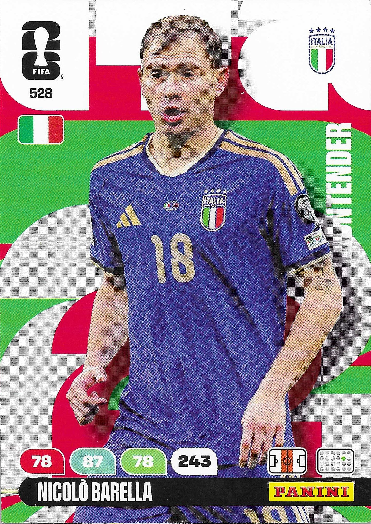 Barella Contenders (528) - Adrenalyn XL World Cup 2026