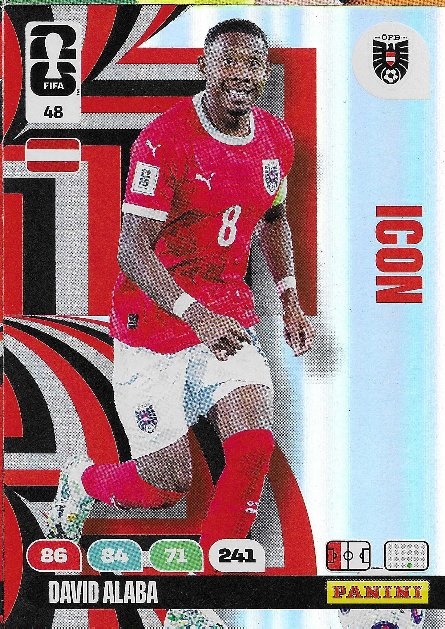 David Alaba Icon (48) - Adrenalyn XL World Cup 2026