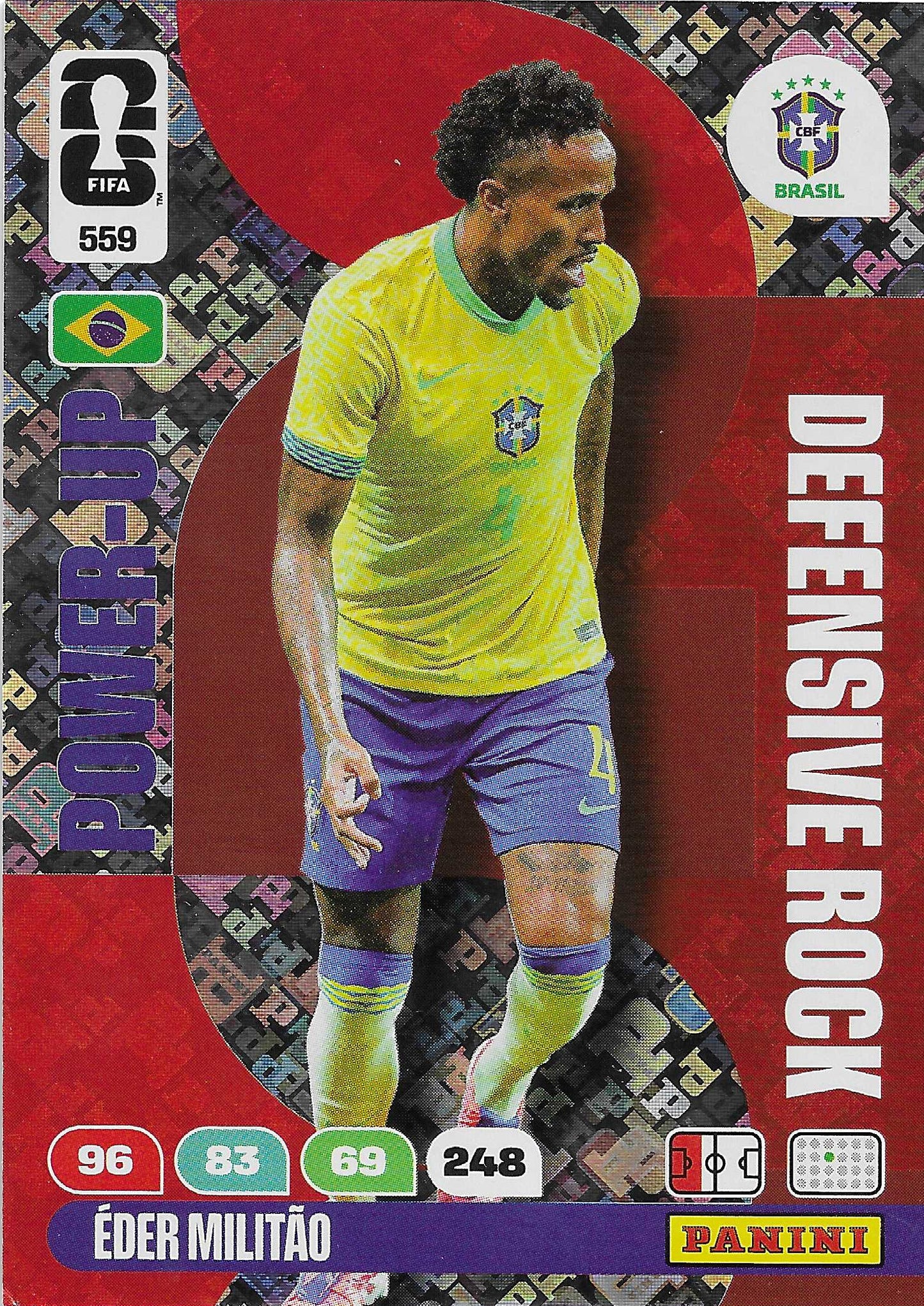 Éder Militao Defensive Rocks (559) - Adrenalyn XL World Cup 2026