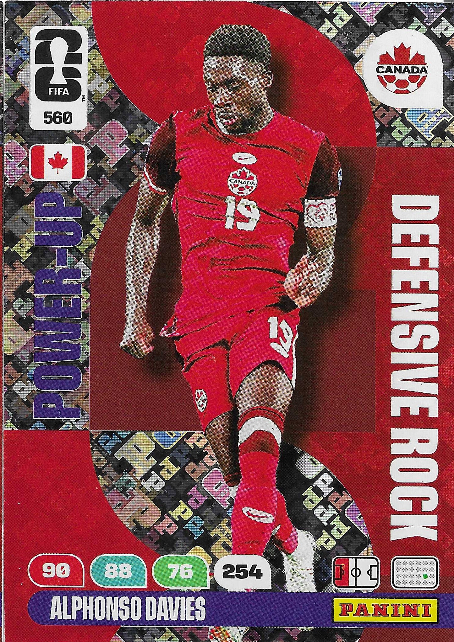 Davies Defensive Rocks (560) - Adrenalyn XL World Cup 2026