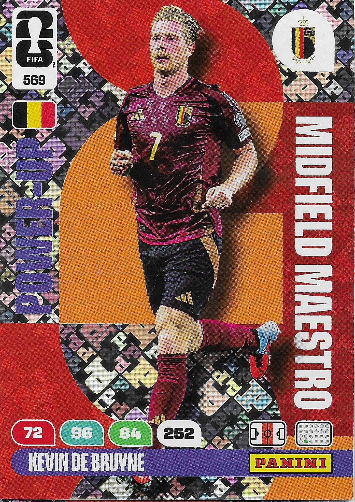 De Bruyne Midfielders Maestros (569) - Adrenalyn XL World Cup 2026