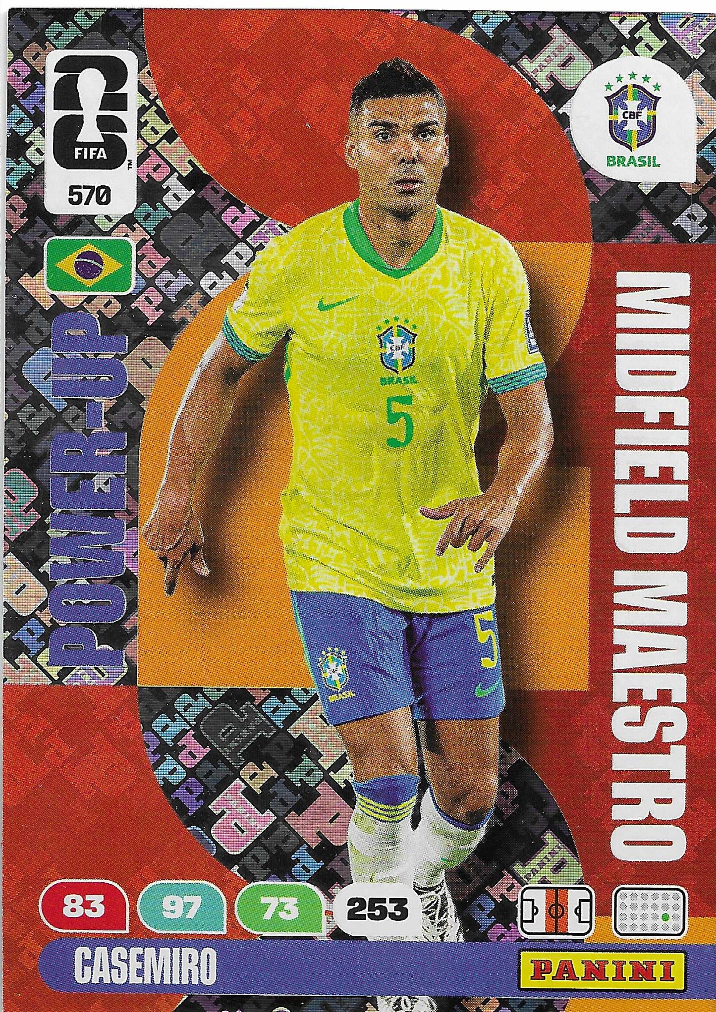 Casemiro Midfielders Maestros (570) - Adrenalyn XL World Cup 2026