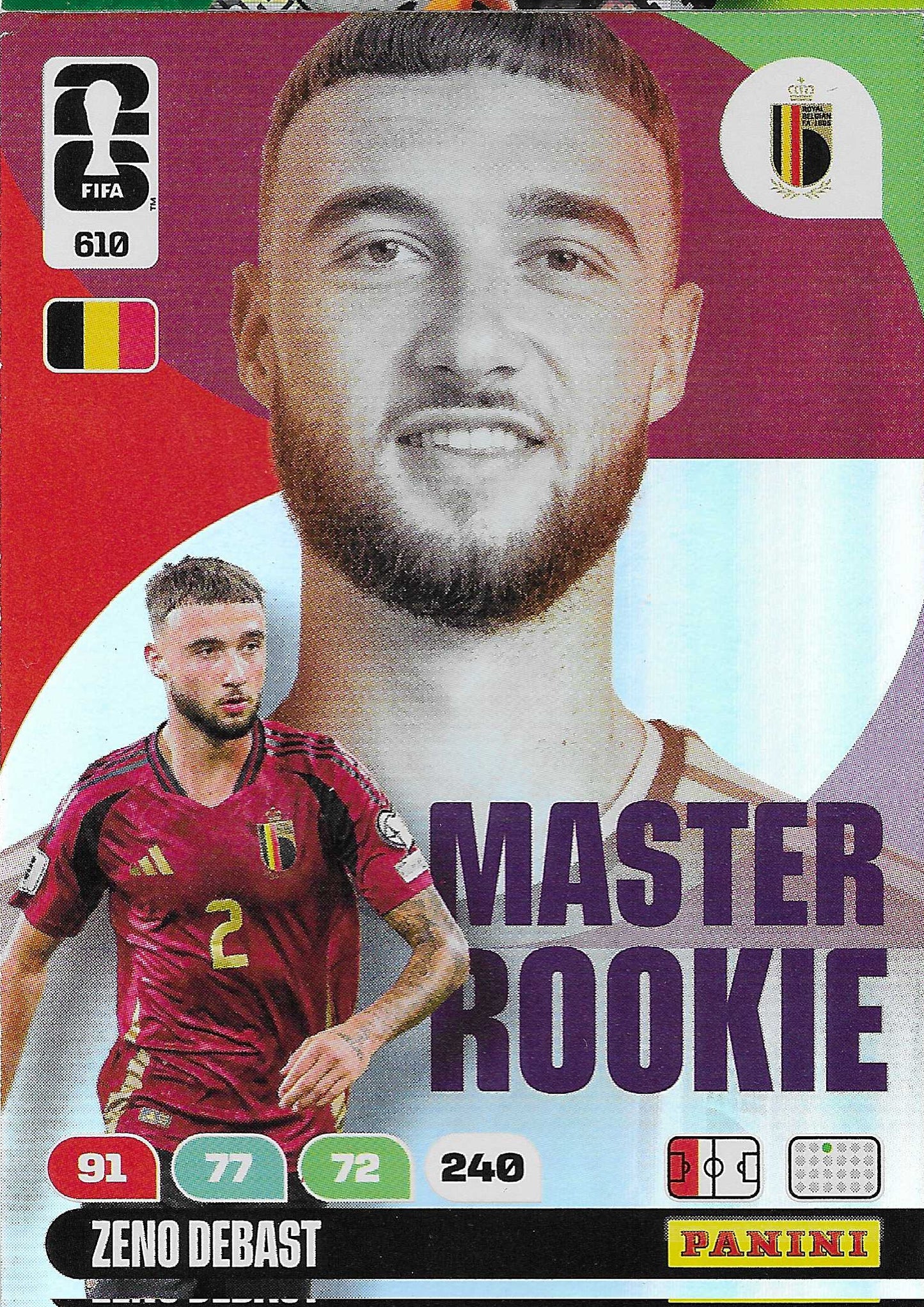 Debast Master Rookie (610) - Adrenalyn XL World Cup 2026
