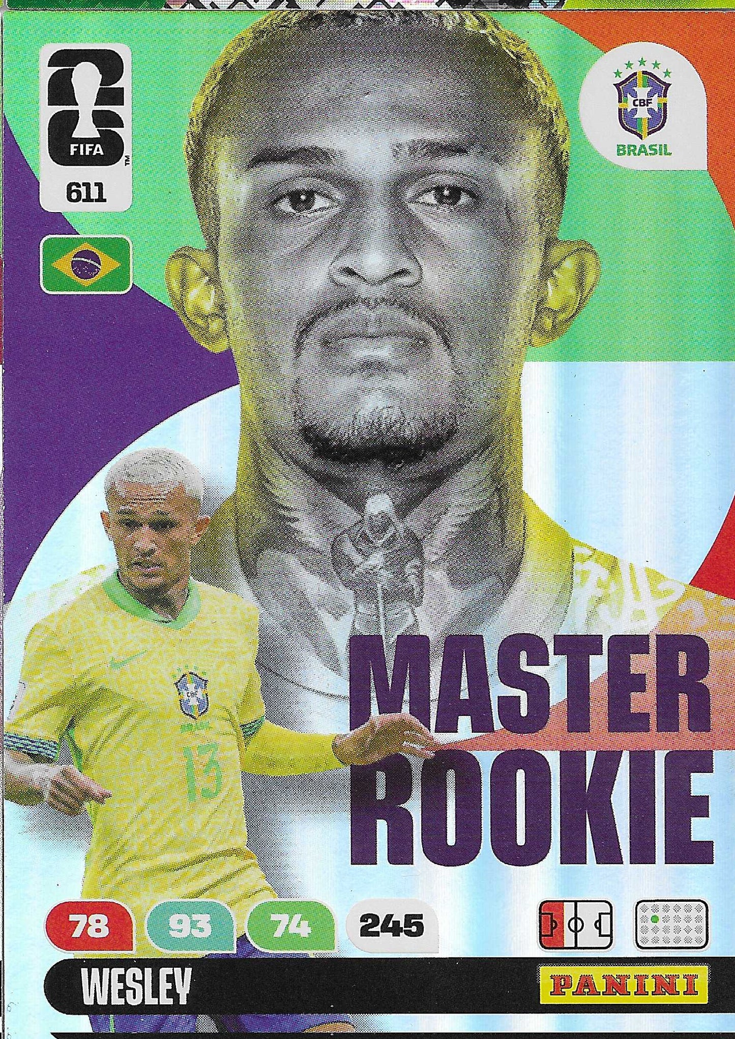 Wesley Master Rookie (611) - Adrenalyn XL World Cup 2026