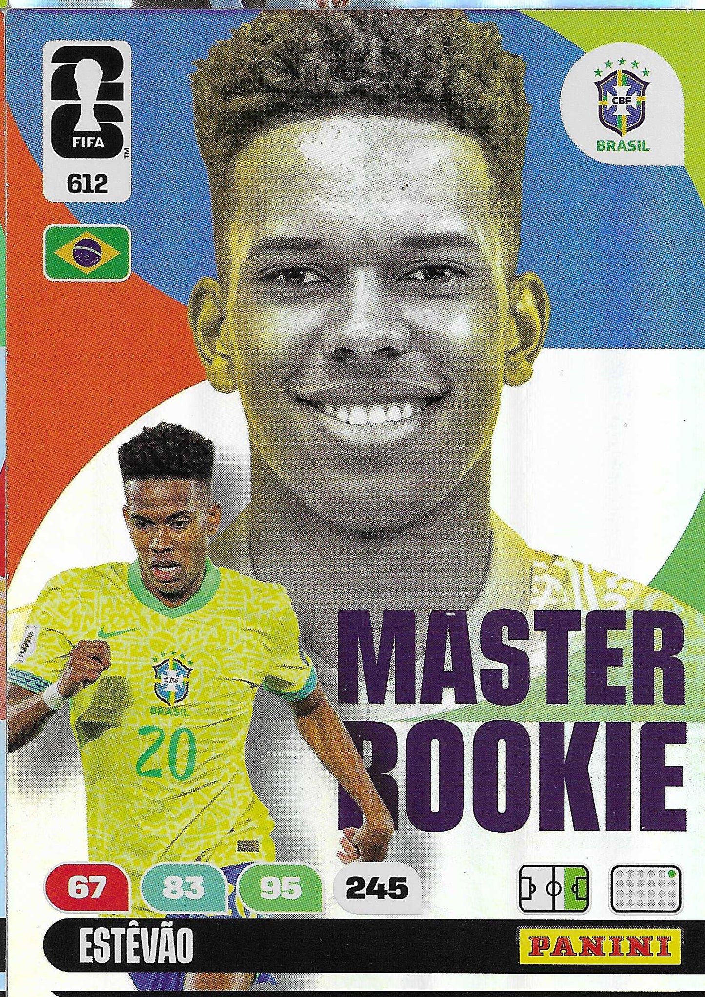 Estevao Master Rookie (612) - Adrenalyn XL World Cup 2026