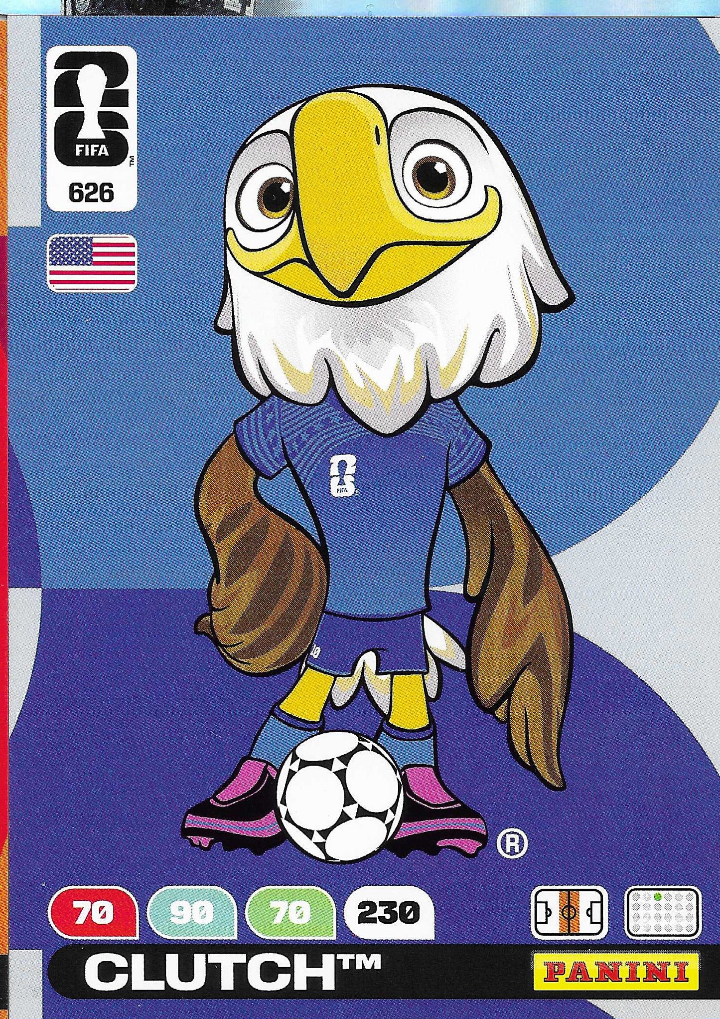 Clutch Official Mascot (626) - Adrenalyn XL World Cup 2026