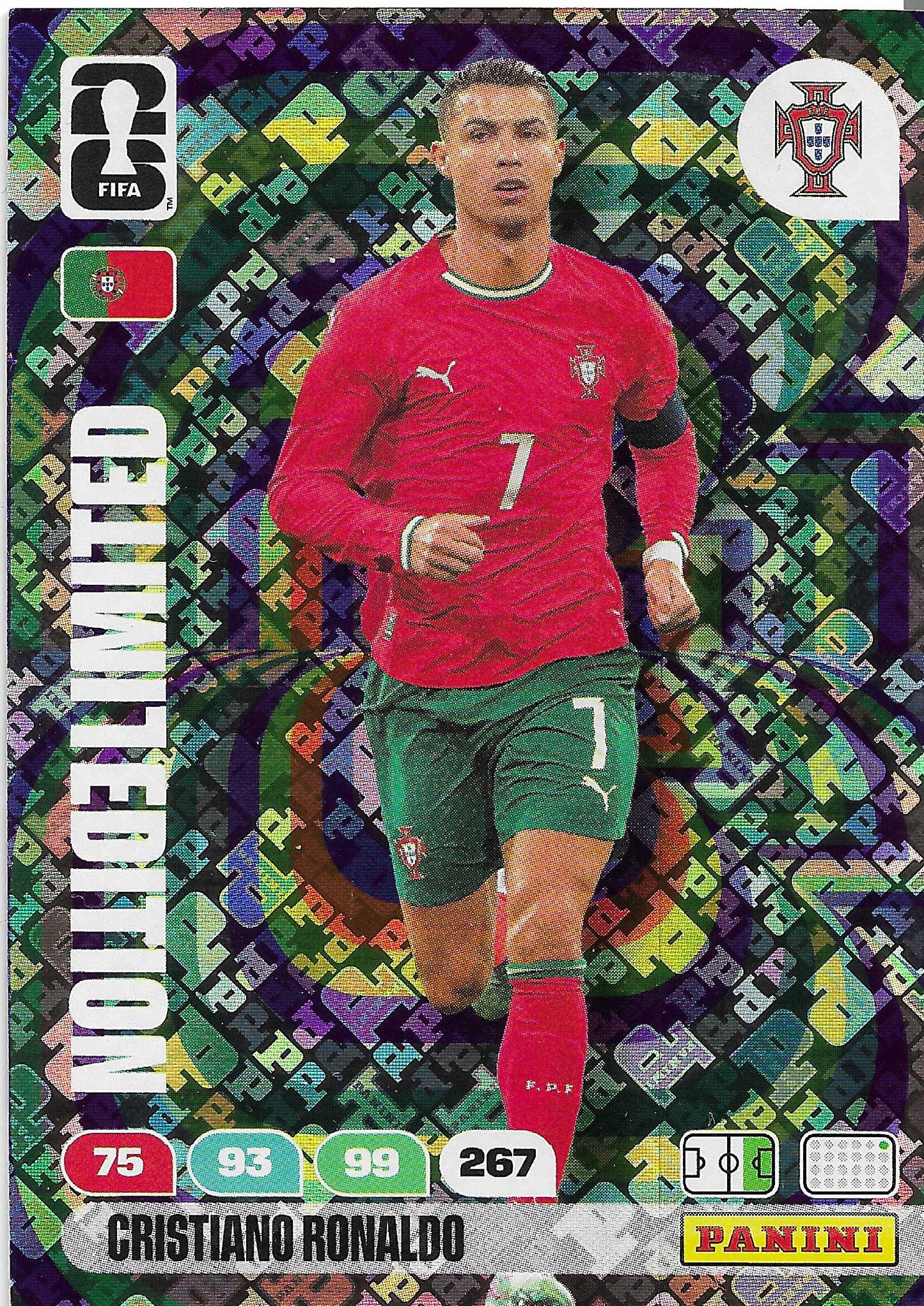 Cristiano Ronaldo Edición Limitada (EL1) - Adrenalyn XL World Cup 2026
