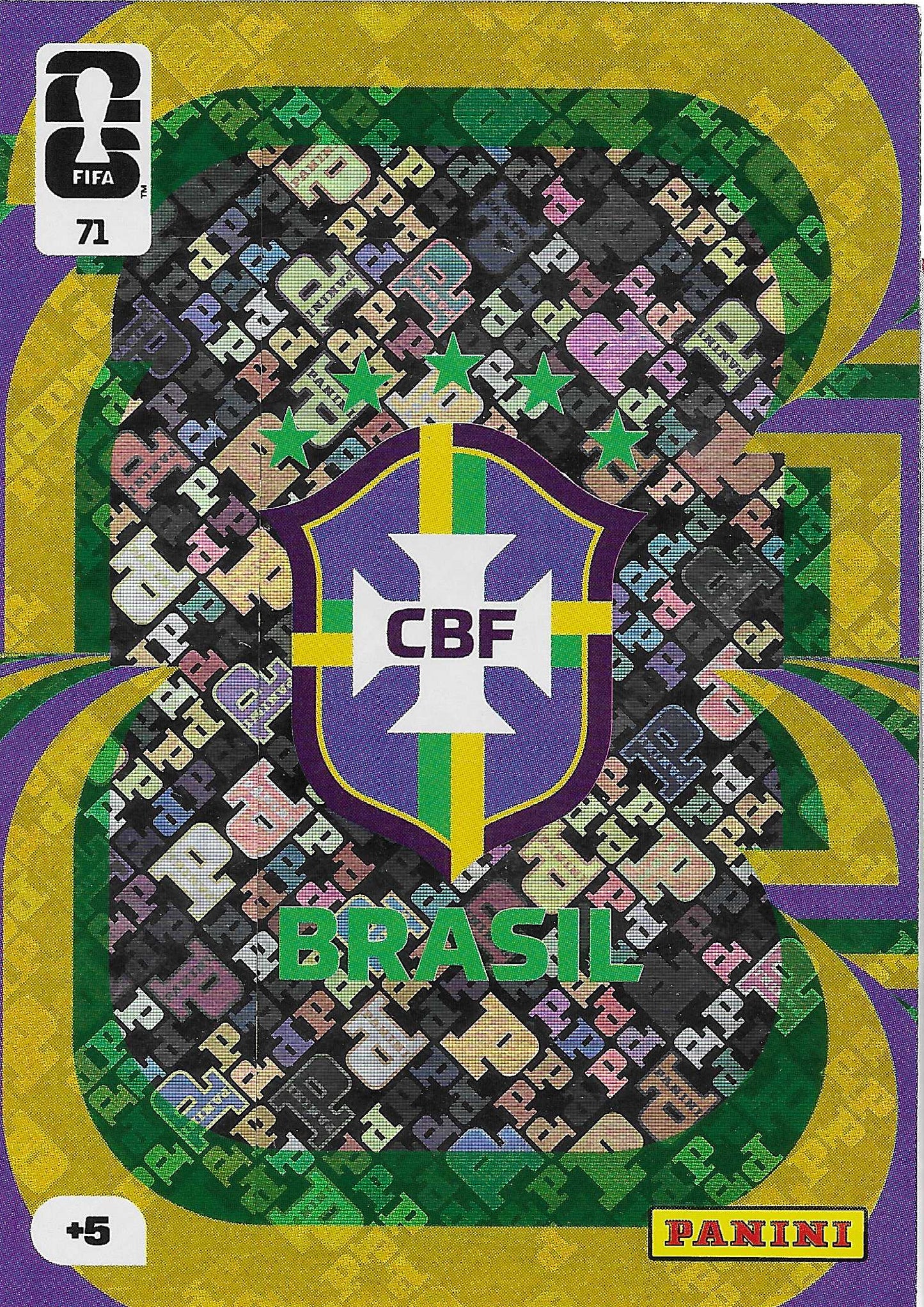 Escudo Brasil (71) - Adrenalyn XL World Cup 2026