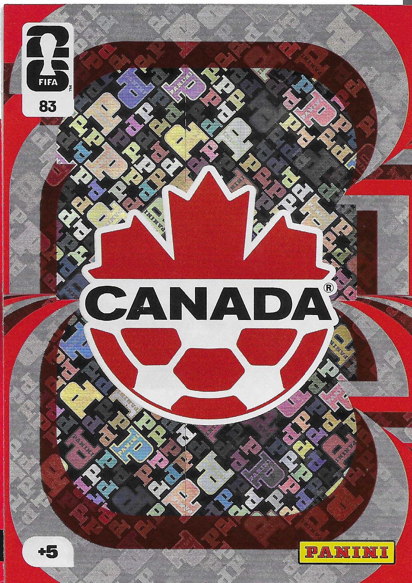 Escudo Canadá (83) - Adrenalyn XL World Cup 2026