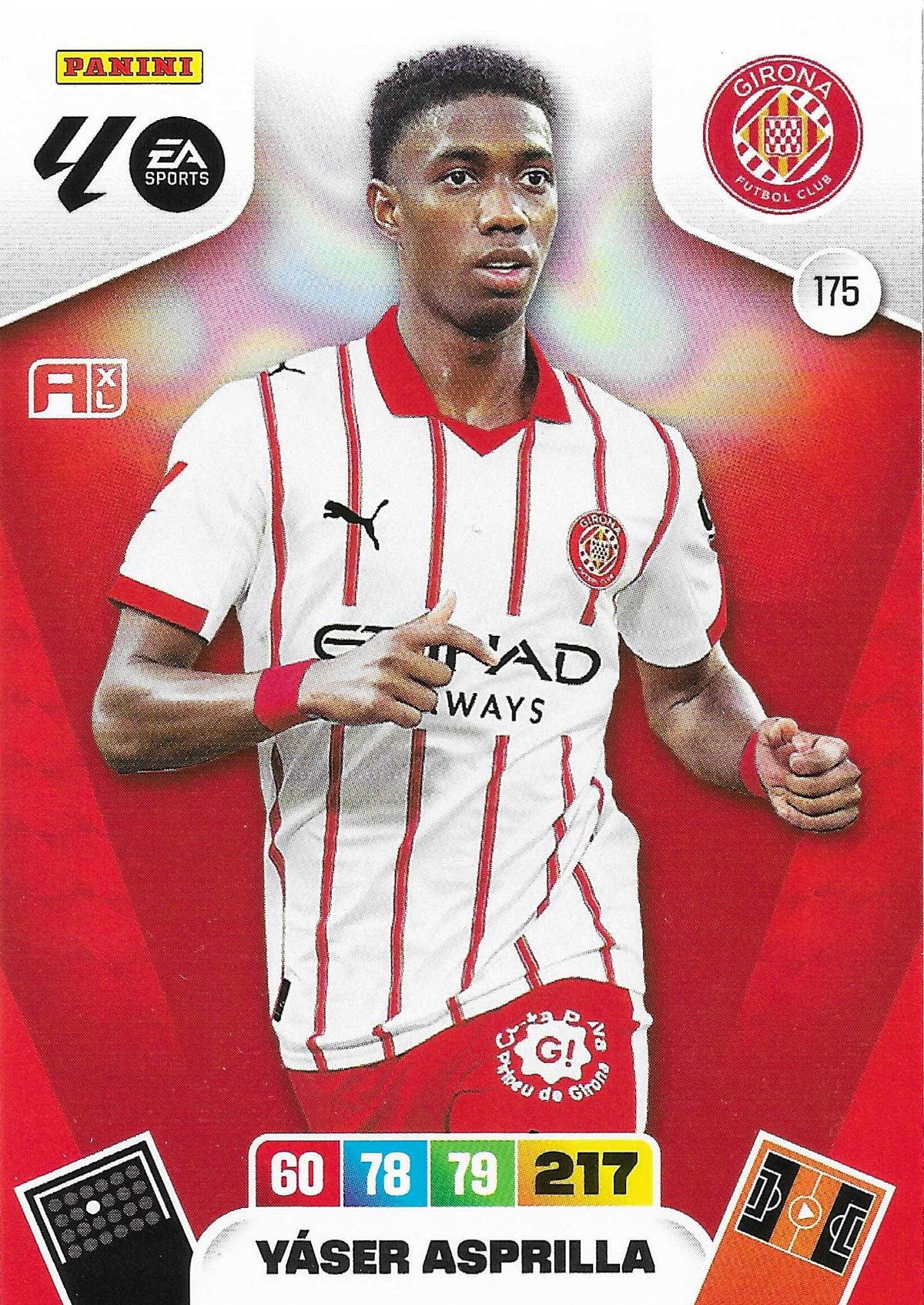 Yáser Asprilla Básica (175) - Adrenalyn XL LaLiga 2025/2026