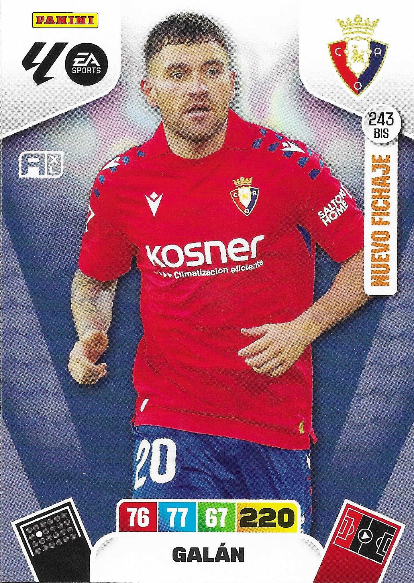 Galán Nuevo Fichaje (243BIS) - Adrenalyn XL LaLiga 2025/2026