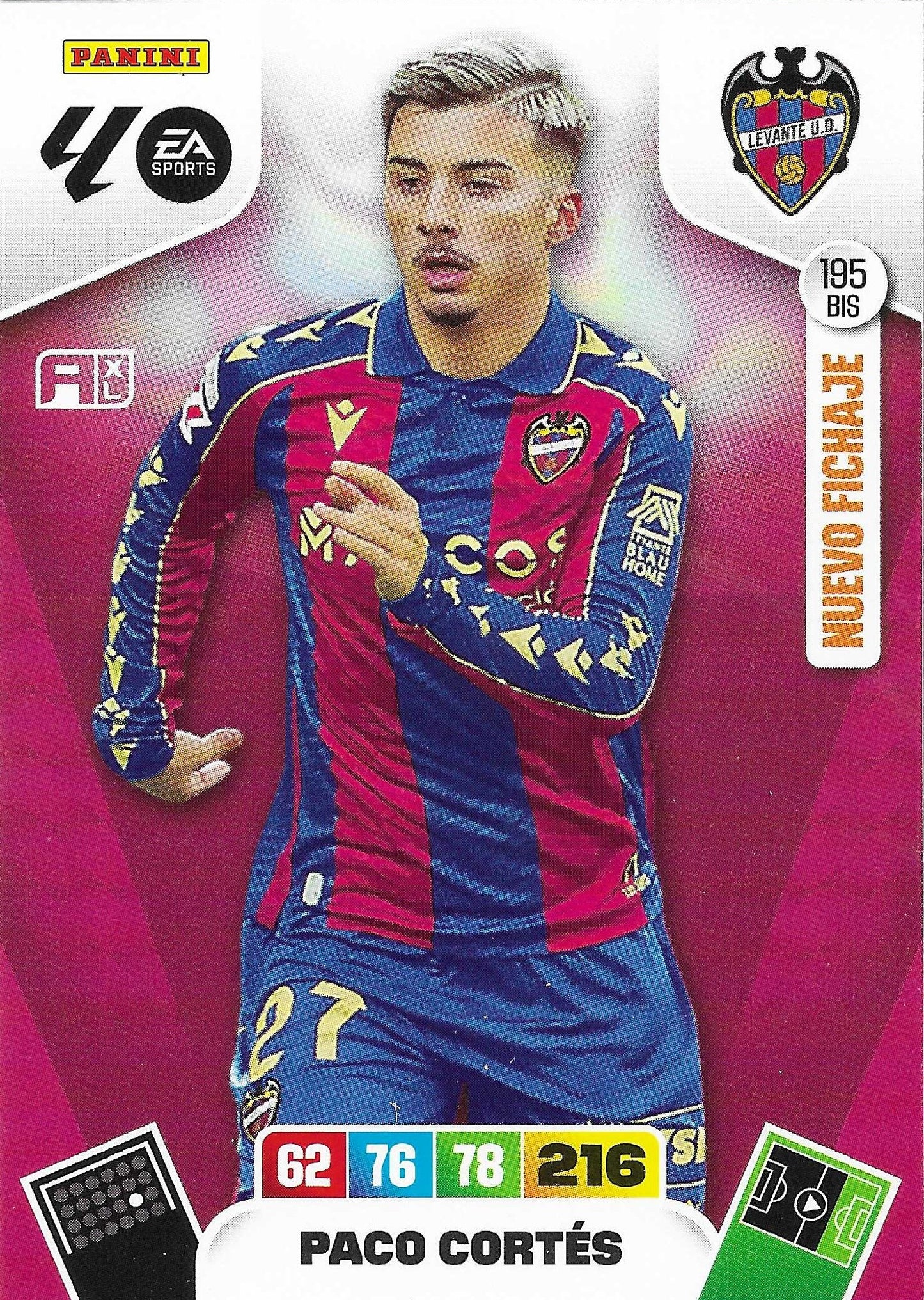 Paco Cortés Nuevo Fichaje (195BIS) - Adrenalyn XL LaLiga 2025/2026