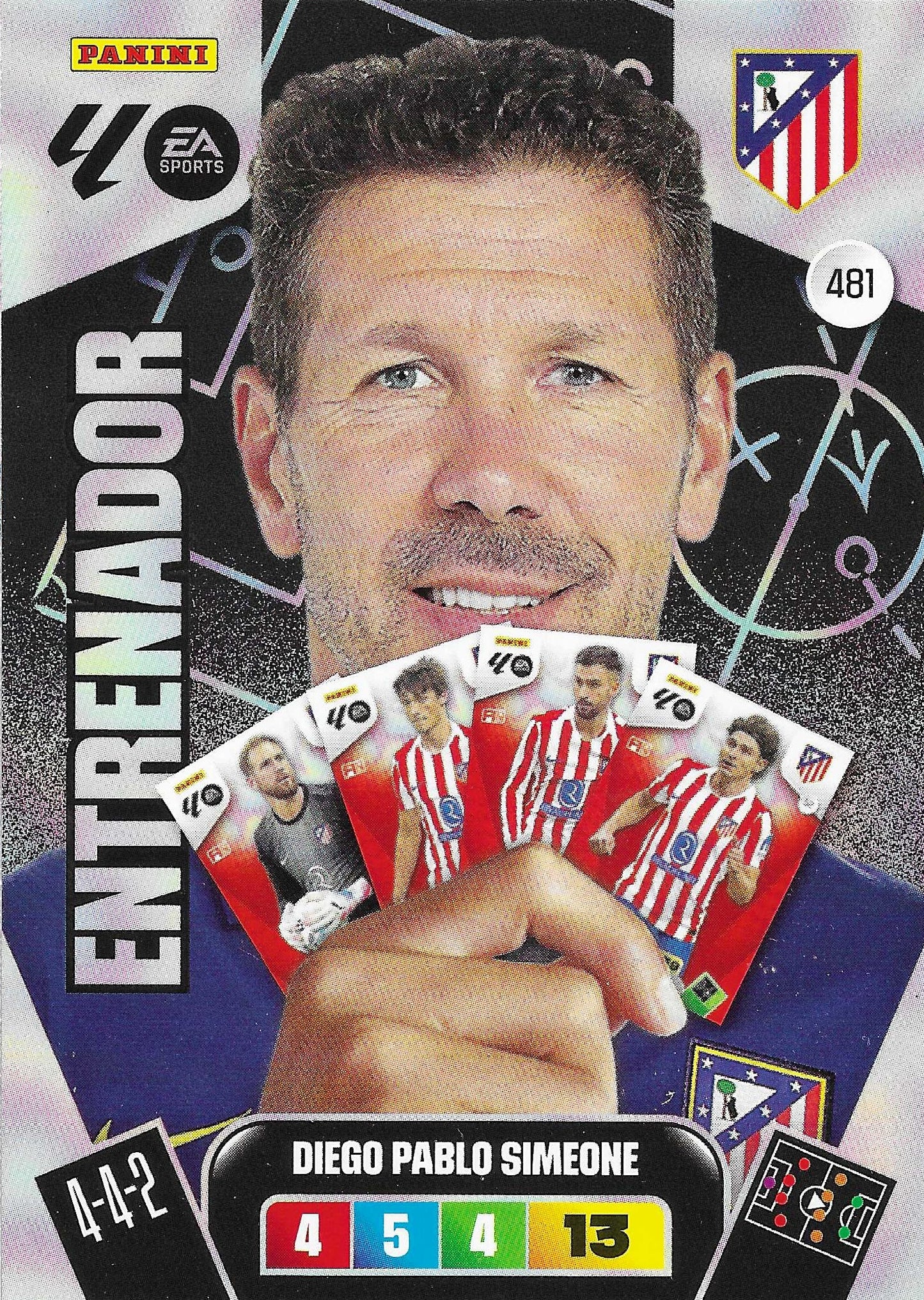 Diego Pablo Simeone Entrenador (481) - Adrenalyn XL LaLiga 2025/2026