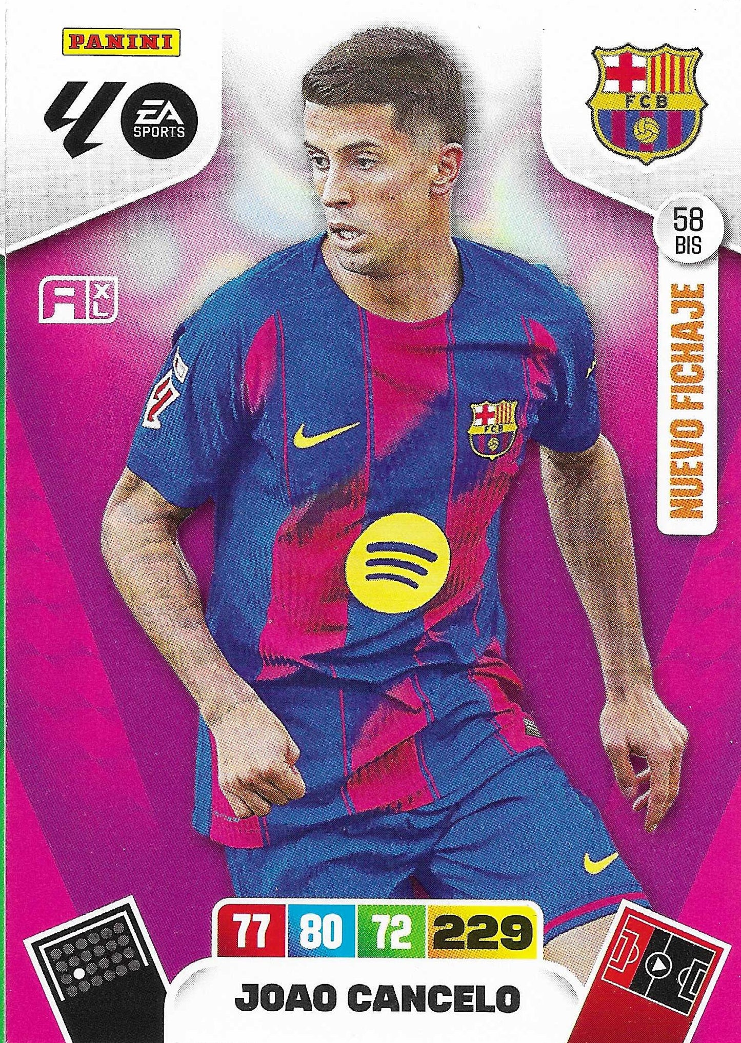 Joao Cancelo Nuevo Fichaje (58BIS) - Adrenalyn XL LaLiga 2025/2026