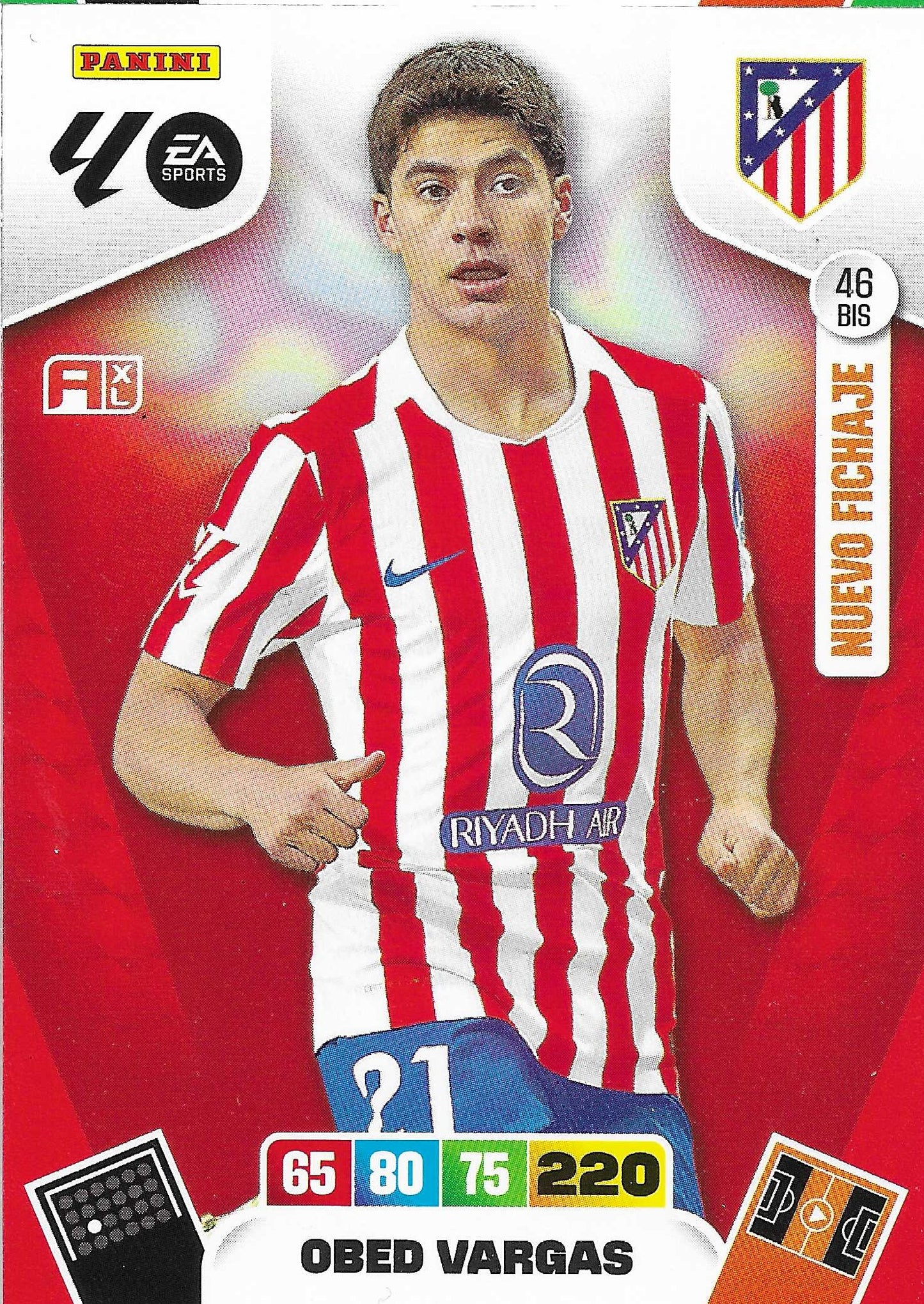 Obed Vargas Nuevo Fichaje (46BIS) - Adrenalyn XL LaLiga 2025/2026