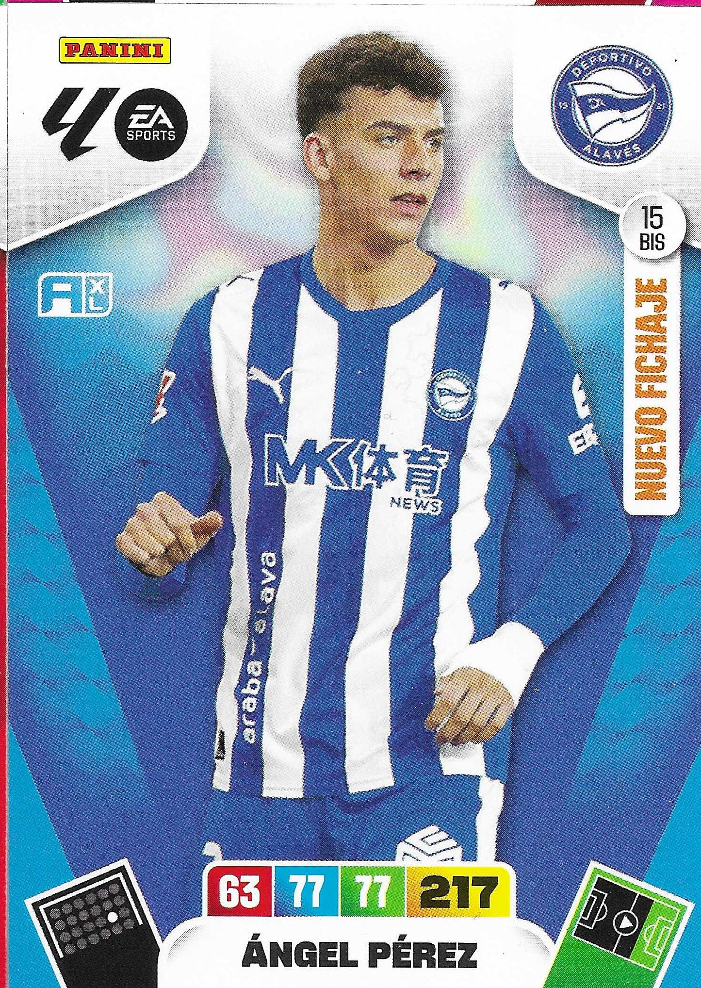 Ángel Pérez Nuevo Fichaje (15BIS) - Adrenalyn XL LaLiga 2025/2026