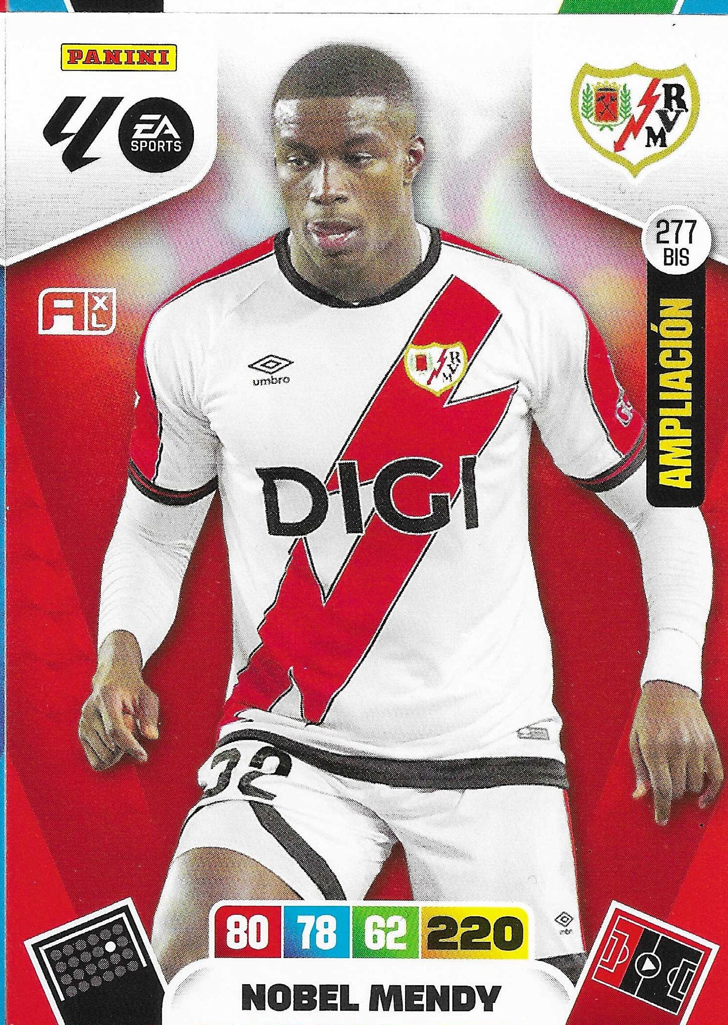 Nobel Mendy Ampliación (277BIS) - Adrenalyn XL LaLiga 2025/2026