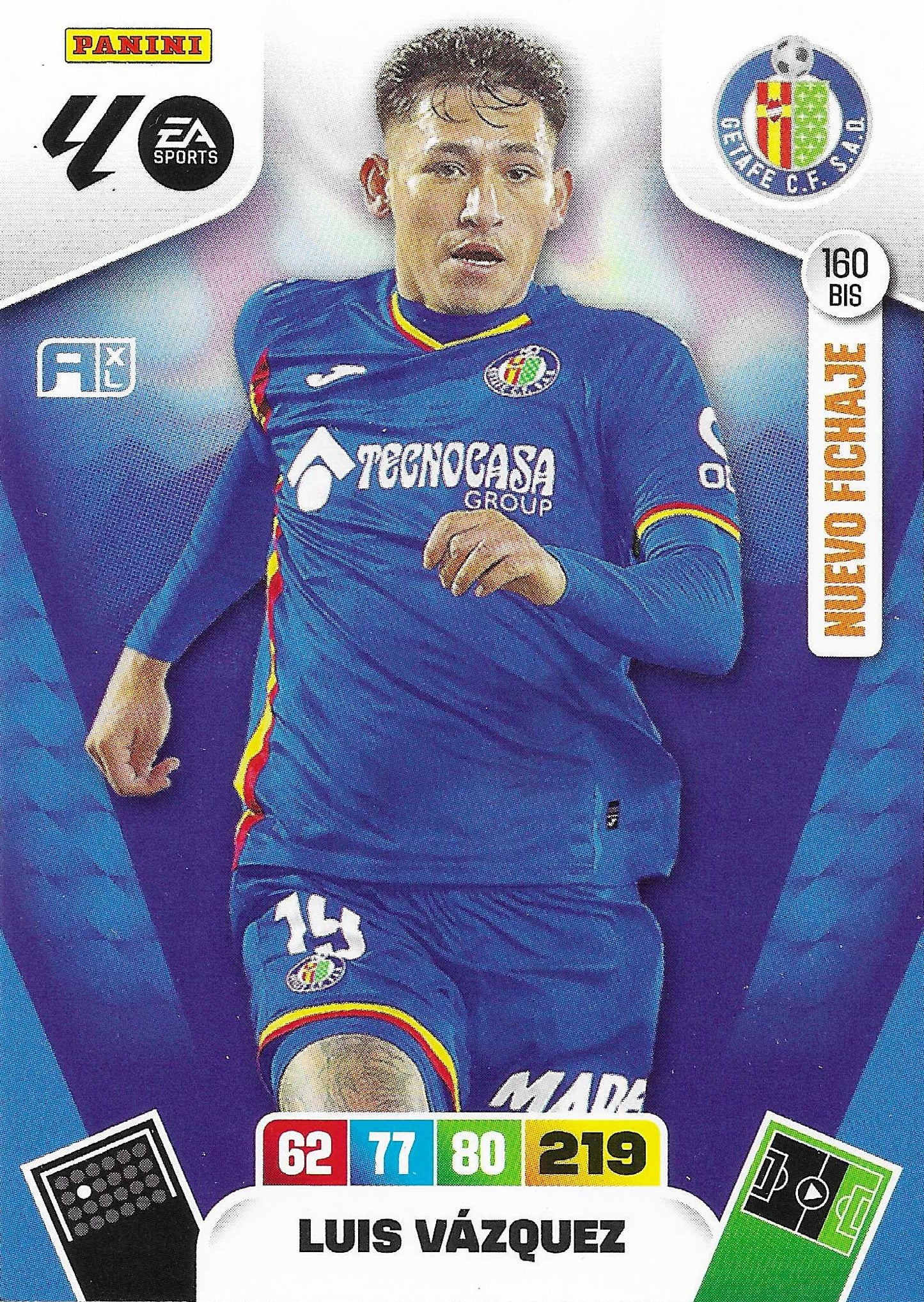 Luis Vázquez Nuevo Fichaje (160BIS) - Adrenalyn XL LaLiga 2025/2026