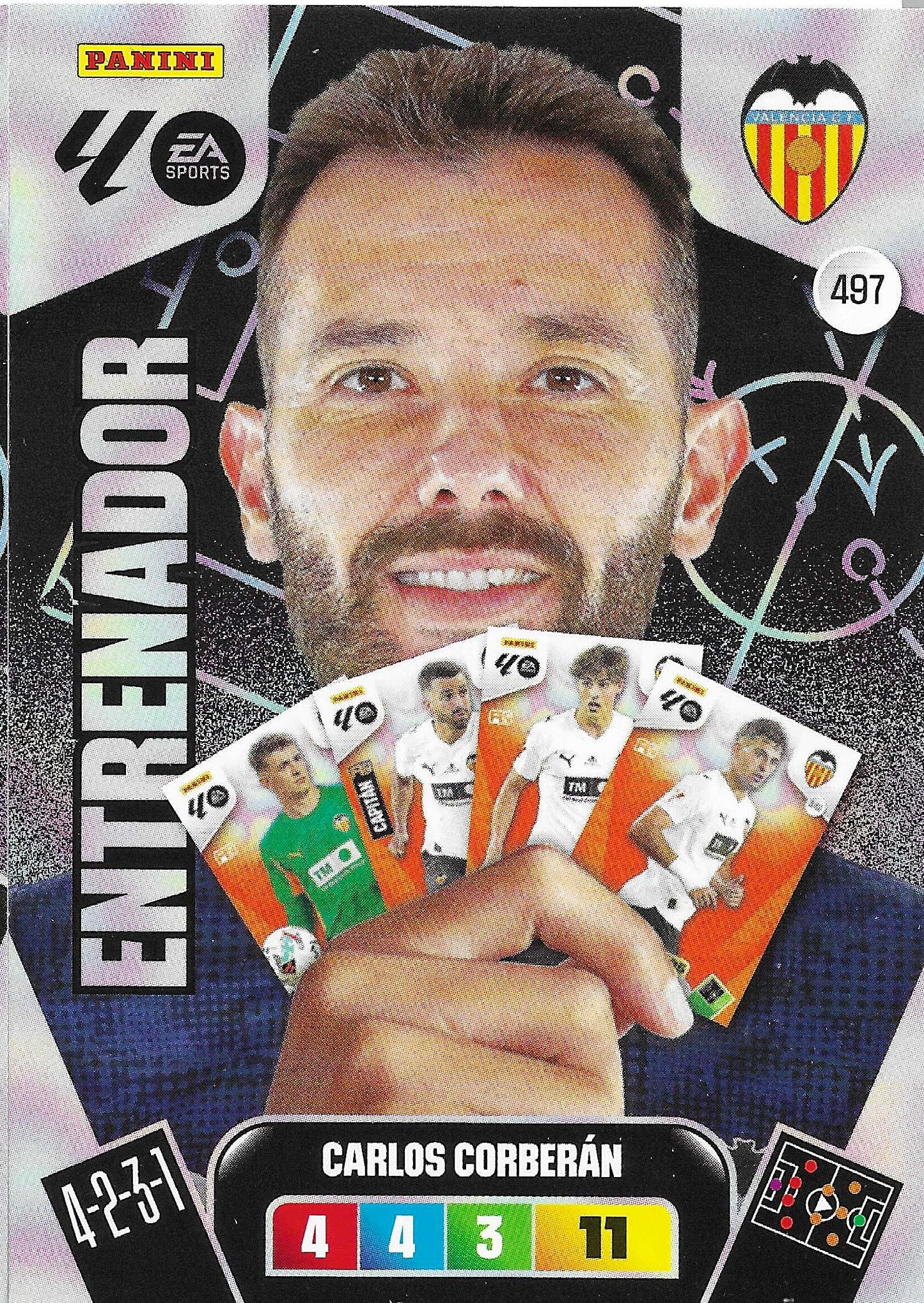 Carlos Corberán Entrenador (497) - Adrenalyn XL LaLiga 2025/2026