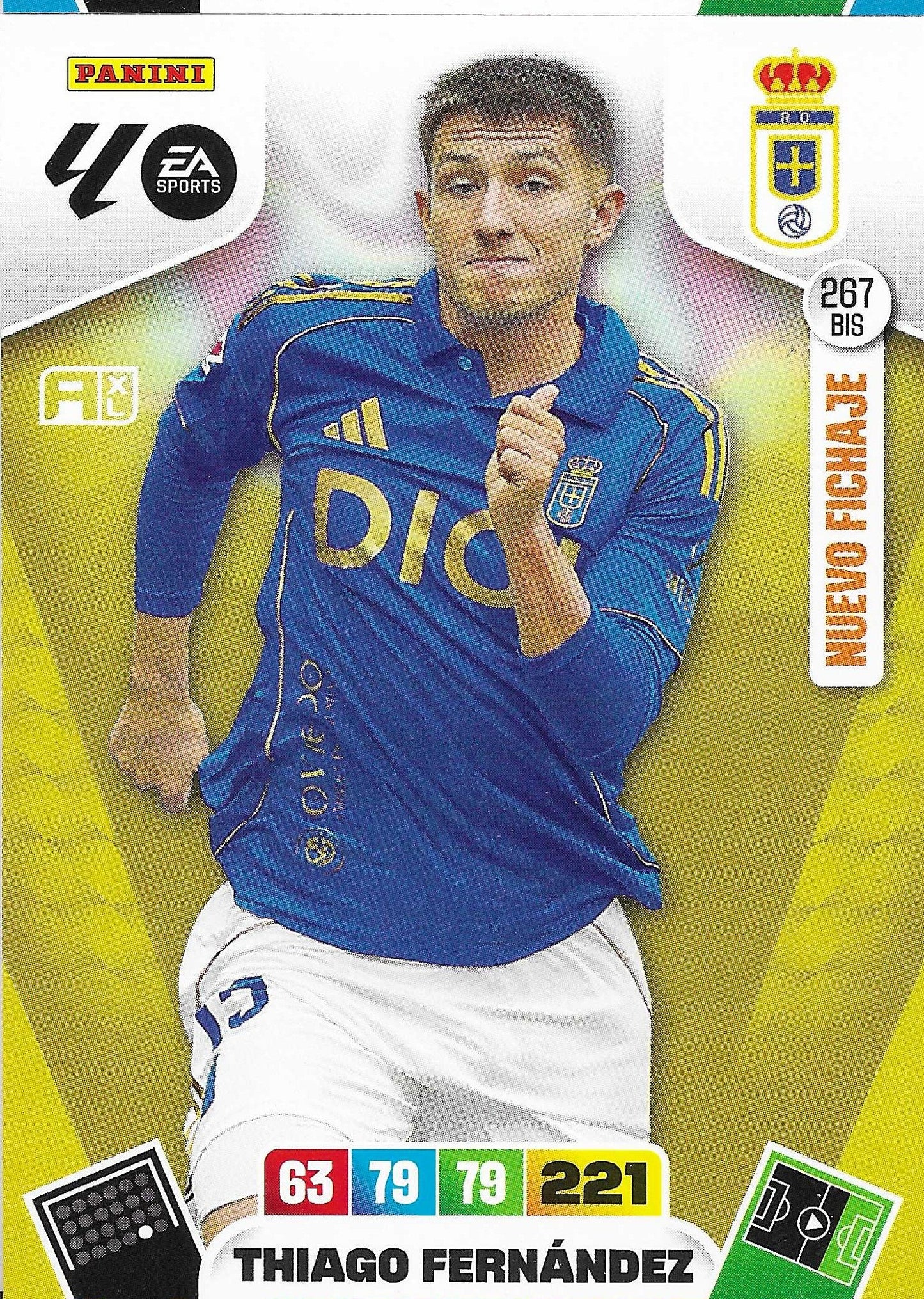 Thiago Fernández Nuevo Fichaje (267BIS) - Adrenalyn XL LaLiga 2025/2026