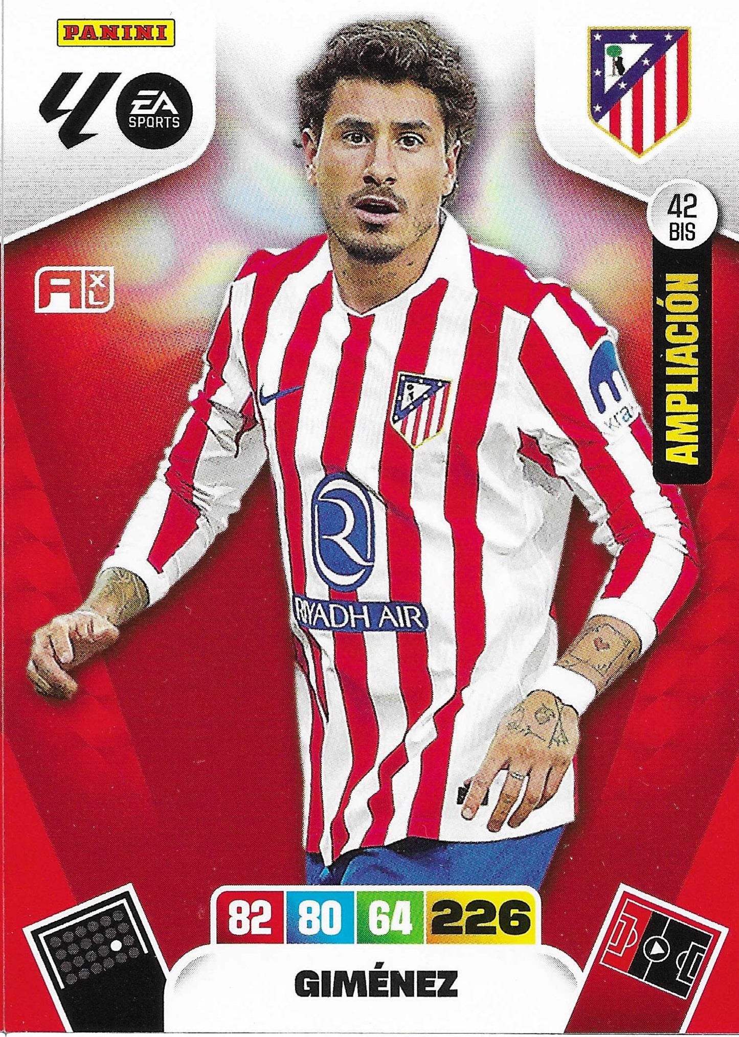 Giménez Ampliación (42BIS) - Adrenalyn XL LaLiga 2025/2026