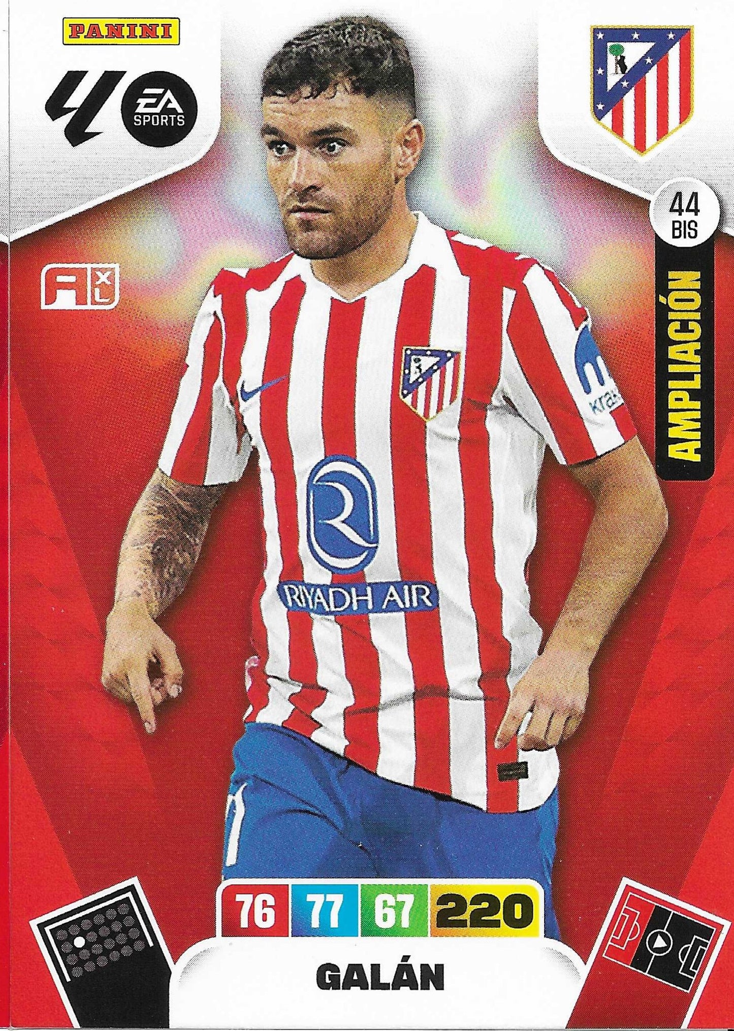 Galán Ampliación (44BIS) - Adrenalyn XL LaLiga 2025/2026