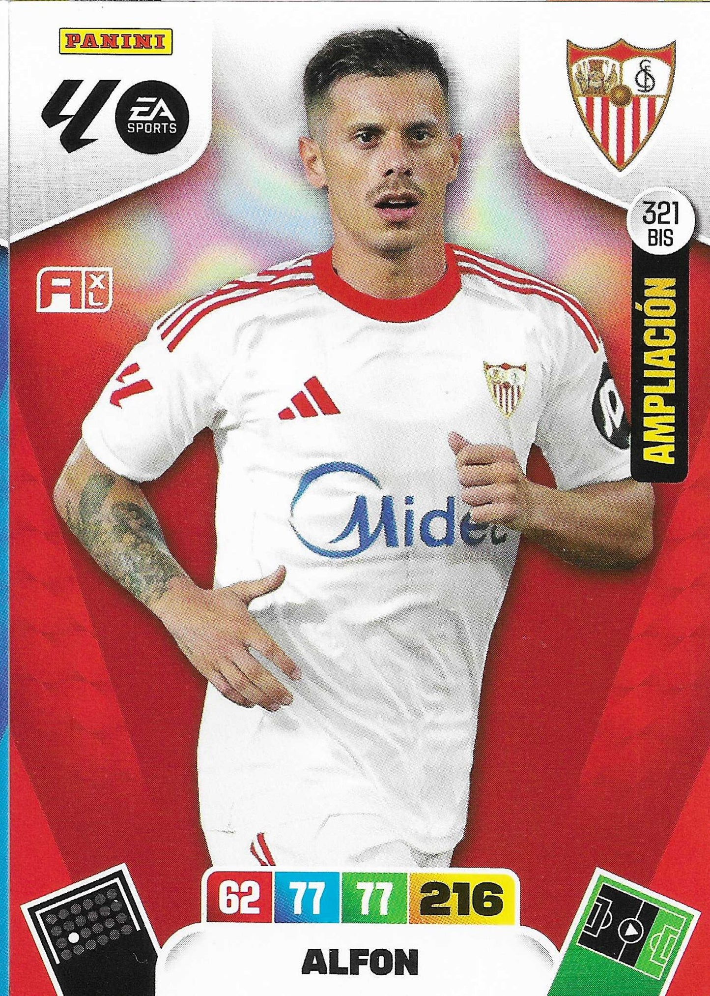Alfon Ampliación (321BIS) - Adrenalyn XL LaLiga 2025/2026