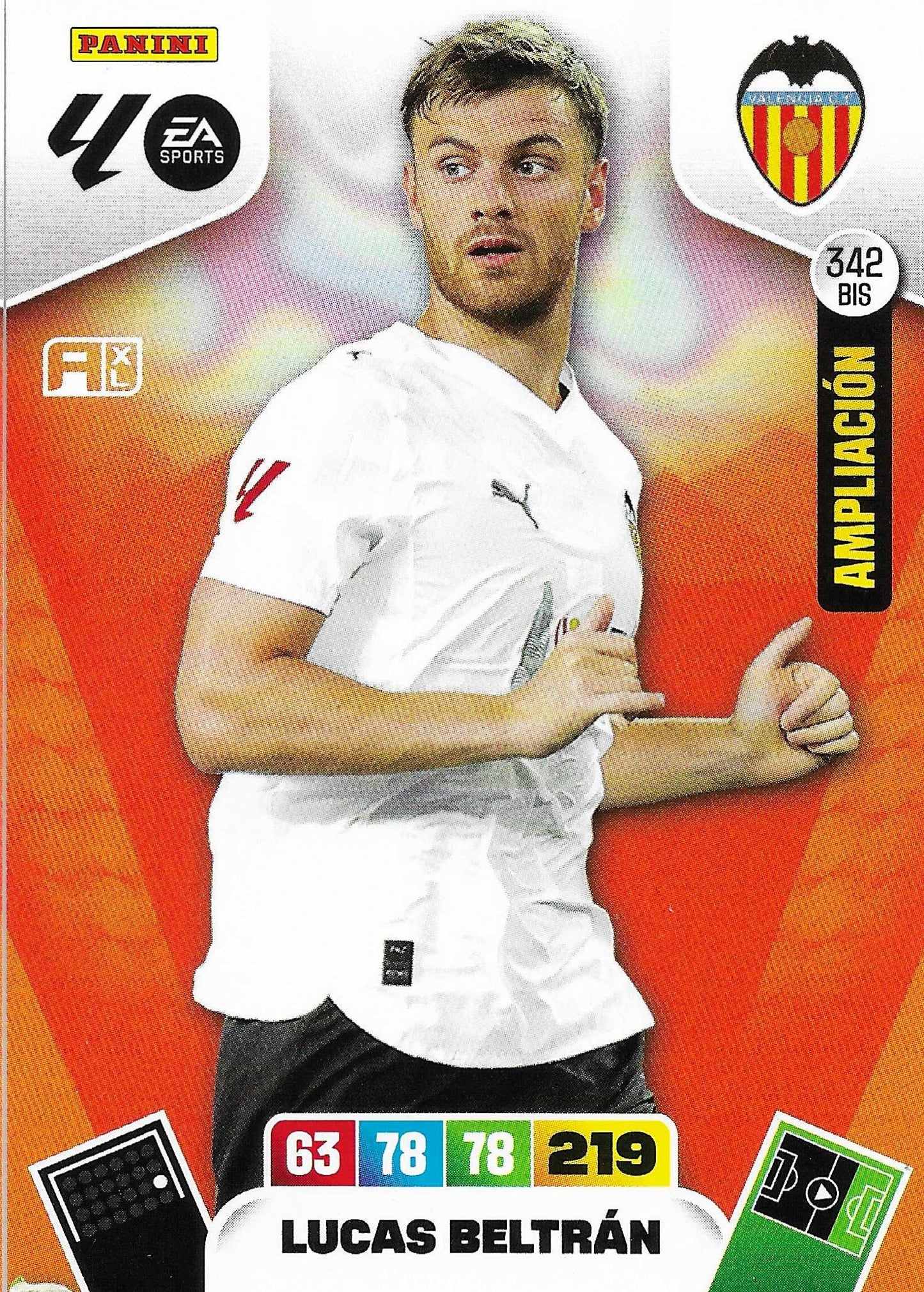 Lucas Beltrán Ampliación (342BIS) - Adrenalyn XL LaLiga 2025/2026