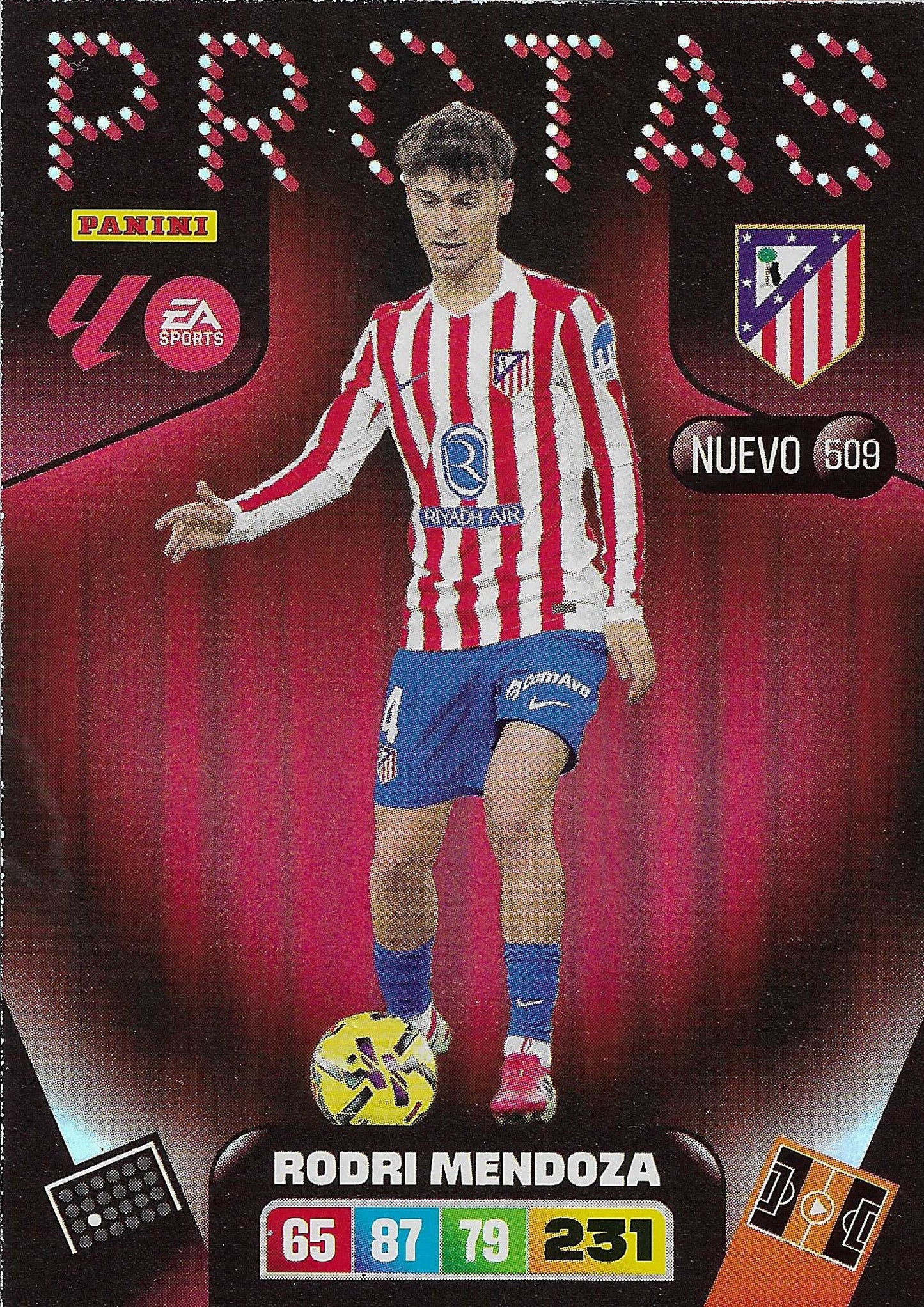 Rodri Mendoza Protas (509) - Adrenalyn XL LaLiga 2025/2026