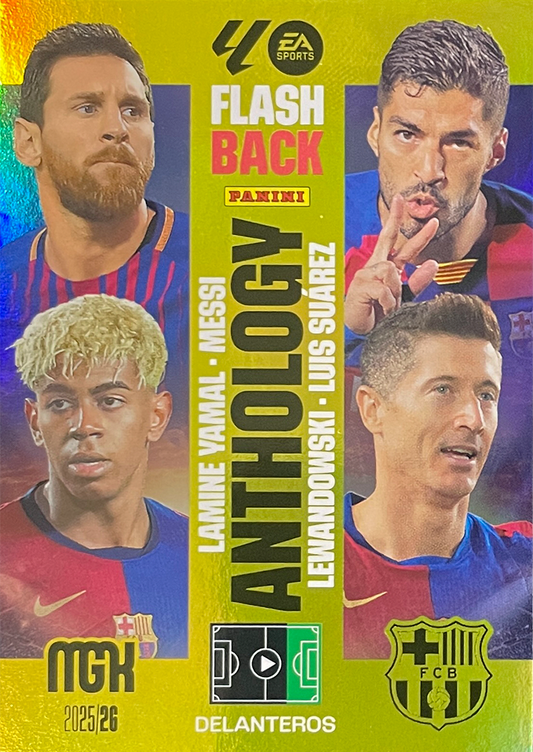 Lamine Yamal / Lewandowski / Messi / Luis Suárez Flashback Power (438)  - Megacracks 2025/2026