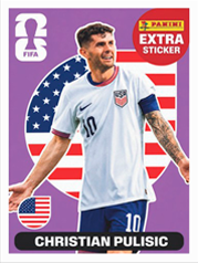 Christian Pulisic Extra Sticker Base (EXT73) - Sticker World Cup 2026