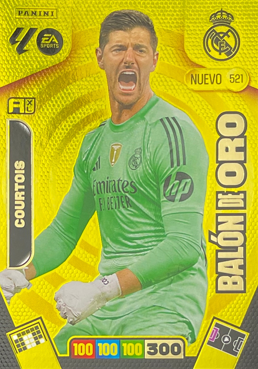 Courtois Balón De Oro (521)  - Adrenalyn XL LaLiga 2025/2026