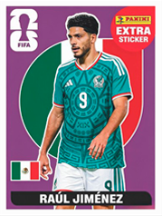 Raúl Jiménez Extra Sticker Base (EXT45) - Sticker World Cup 2026