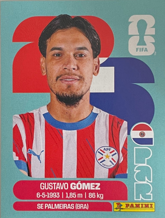 Gustavo Gómez Paraguay (PAR4) - Sticker World Cup 2026