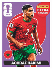 Achraf Hakimi Extra Sticker Base (EXT49) - Sticker World Cup 2026