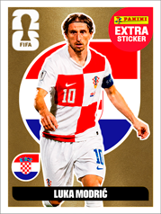 Luka Modrić Extra Sticker Oro (EXT24) - Sticker World Cup 2026