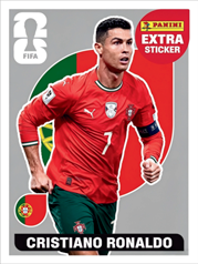 Cristiano Ronaldo Extra Sticker Plata (EXT63) - Sticker World Cup 2026