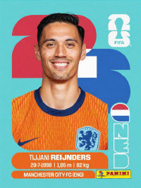 Tijjani Reijnders Países Bajos (NED10) - Sticker World Cup 2026