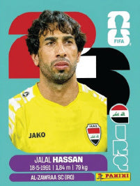 Jalal Hassan Irak (IRQ2) - Sticker World Cup 2026