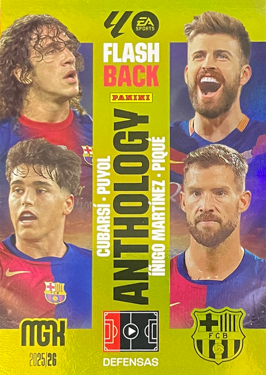 Cubarsí / Íñigo Martínez / Piqué / Puyol Flashback Power (439)  - Megacracks 2025/2026