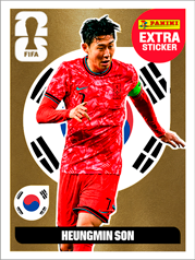 Heung-Min Son Extra Sticker Oro (EXT68) - Sticker World Cup 2026