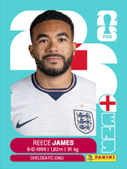 Reece James Inglaterra (ENG7) - Sticker World Cup 2026