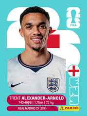 Trent Alexander-Arnold Inglaterra (ENG6) - Sticker World Cup 2026