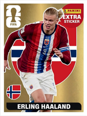 Erling Haaland Extra Sticker Oro (EXT60) - Sticker World Cup 2026