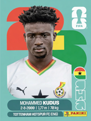 Mohammed Kudus Ghana (GHA14) - Sticker World Cup 2026