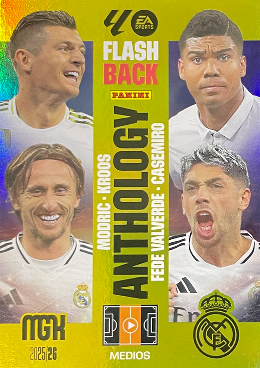 Fede Valverde / Modric / Kroos / Casemiro Flashback Power (436)  - Megacracks 2025/2026