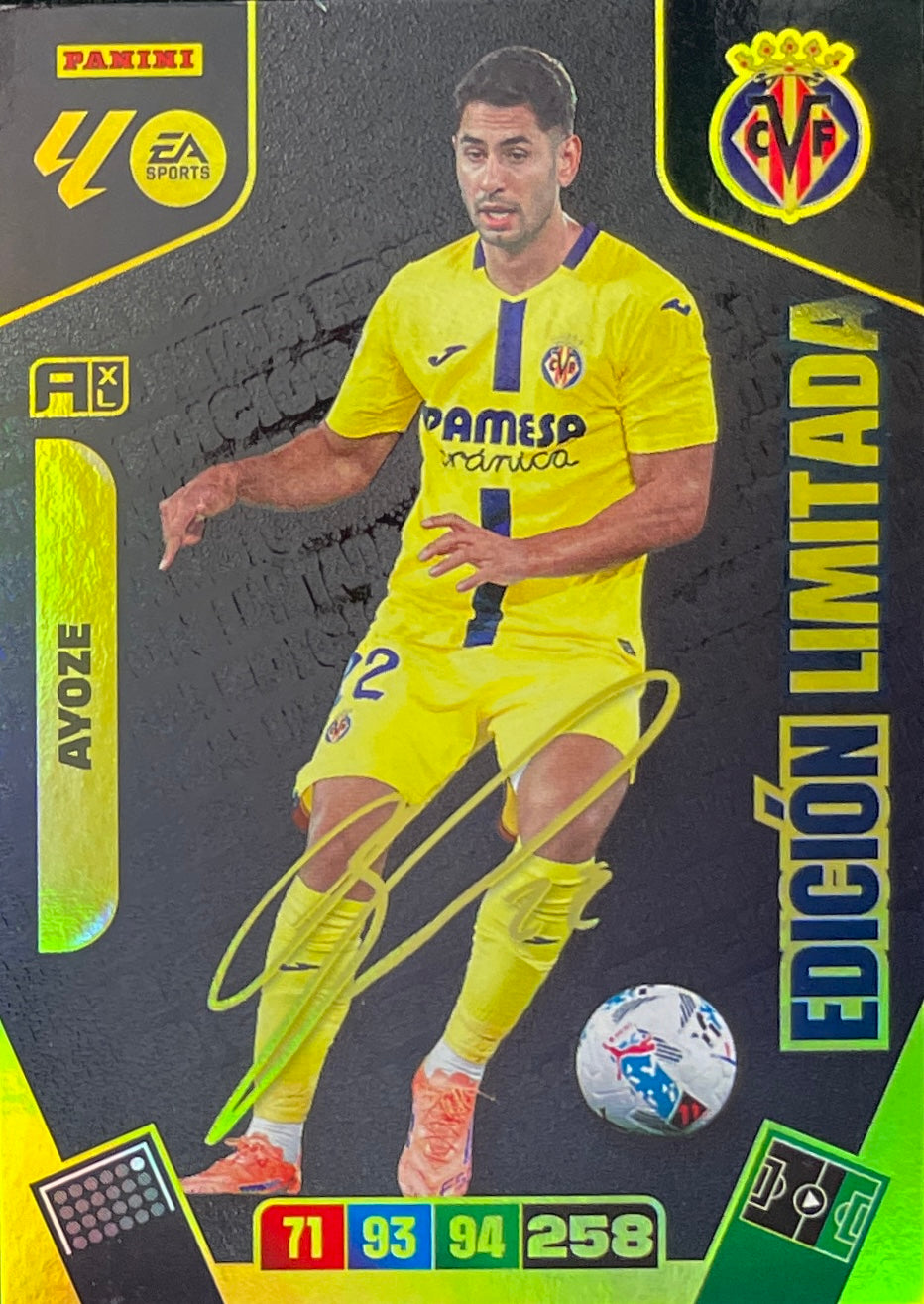 Ayoze Edición Limitada Firmada (EL22F)  - Adrenalyn XL LaLiga 2025/2026